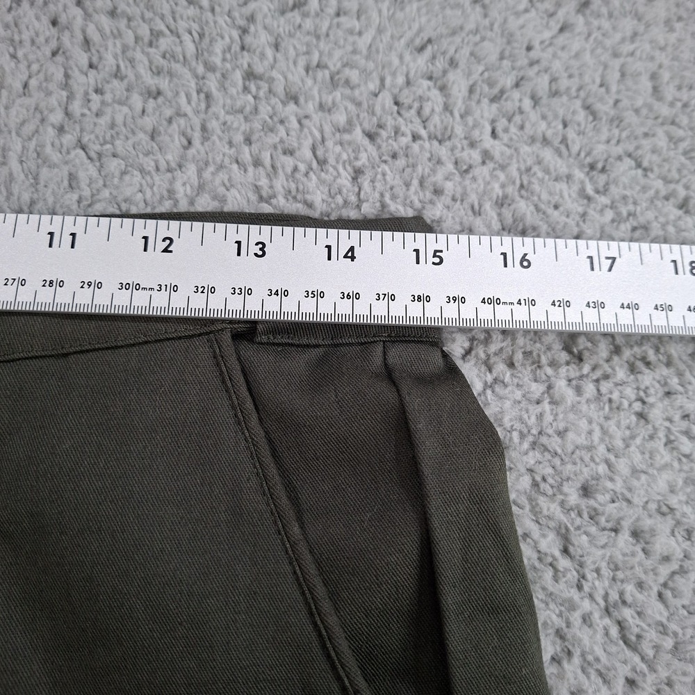 NEW Trail Life USA Pants Mens 30x37 Unhemmed GREEN Sateen Hiking Comfort Waist - Picture 3 of 11